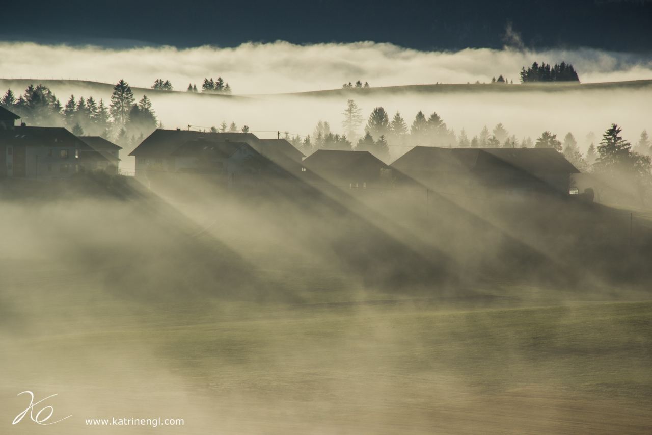 Allgäu morning shadows